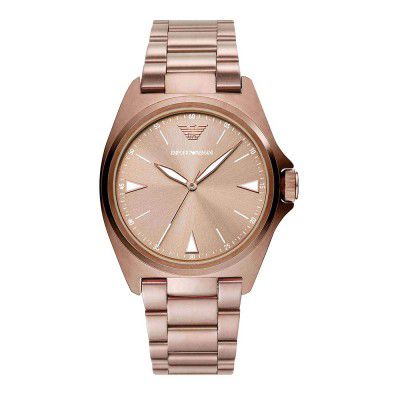Emporio Armani Analog Gold Dial Mens Watch-AR11353