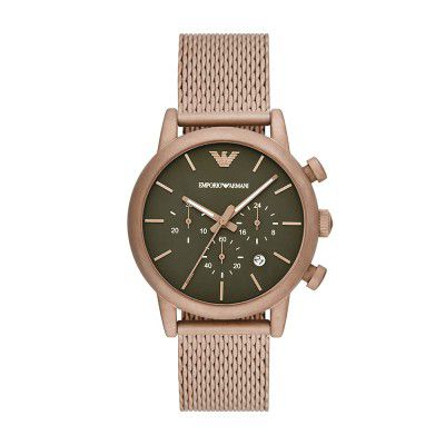 Emporio Armani Analog Green Dial Mens Watch-AR11428