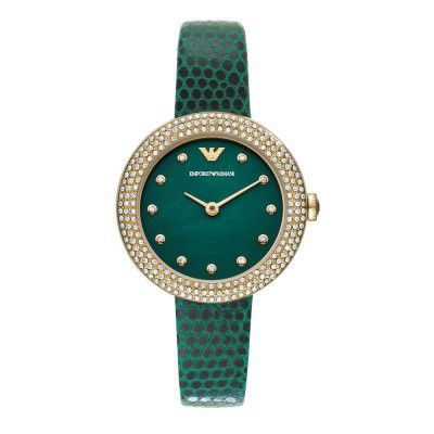 Emporio Armani Analog Green Dial Womens Watch-AR11419T