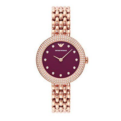 Emporio Armani Analog Purple Dial Women's Watch-AR11491