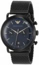 Emporio Armani Aviator Analog Black Dial Mens Watch-AR11104...
