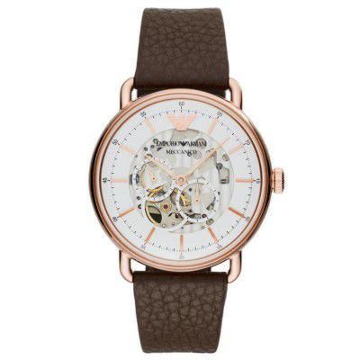Emporio Armani Aviator Analog White Dial Mens Watch-AR60027
