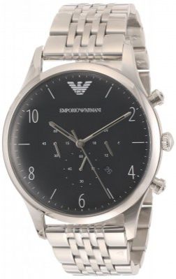 Emporio Armani Beta Analog Black Dial Mens Watch-AR1863
