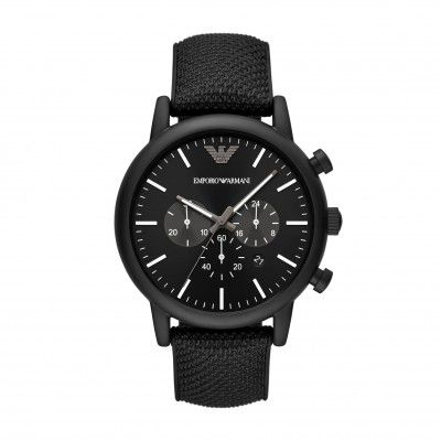 Emporio Armani Luigi Analog Black Dial Mens Watch-AR11450