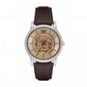 Emporio Armani Mens Three-Hand Dress Watch With Quartz Movement...