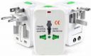 En ligne Universal Travel Adapter, All in one Plug for Phone, Laptop, Camera, Worldwide Adaptor  (White)...