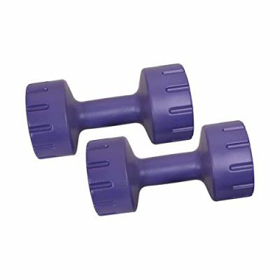 Encanto PVC Dumbbells Weights Fitness Home Gym Exercise Light Heavy for Women & Men’s Dumbbel