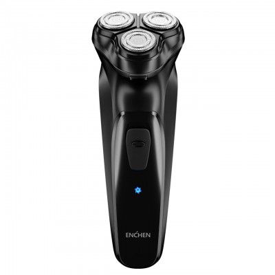 Xiaomi Enchen Blackstone Black Wet & Dry Electric Shaver With Smart Control Blocking Protection |Special Ultra-Thin Blade|Washable|Type-C Fast Charging For Men