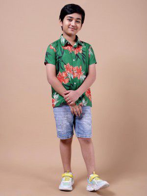Enciger Boys Printed Casual Shirt for Kids