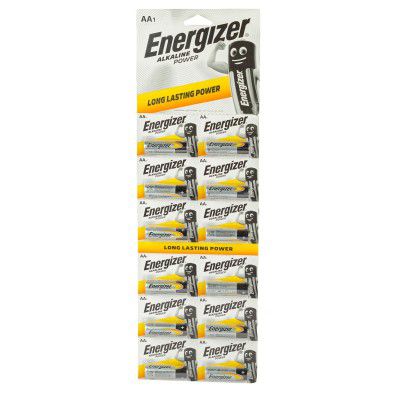 Energizer Alkaline Power AA Batteries, Pack of 12