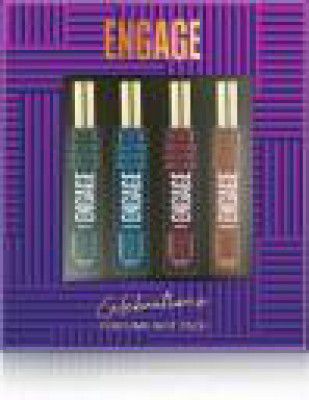 Engage Celebrations Men Perfume Spray Gift Pack, Travel Sized, Long Lasting, (25ml x 4) Perfume - 100 ml (For Men)