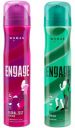 Engage Deo Combo 1 Floral Zest 150ml and 1 Garden Mystique 150ml Deodorant Spray - For Women (300 ml, Pack of 2)...