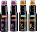 Engage Deo Combo, 2 Nudge (220ml) & 2 Tickle (220ml), Deodorant Spray (Pack of 4) Deodorant Spray - For Men (880 ml, Pack of 4)...