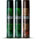 Engage Nature 2x Forest Fresh + 1x Woody Musk Deo Spray Combo for Men 150ml x3 (450 ml, Pack of 3)...