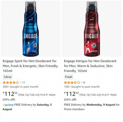 Engage Perfume Upto 60% off