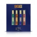 Engage Vibes Perfume Gift Set for Men, 100ml, Long Lasting Eau De Parfum, Travel Size Perfume Combo 25ml x 4...