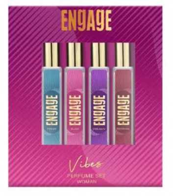 Swiggy Instamart Loot : Engage Vibes Perfume Spray Set for Women, Travel Sized, Assorted Pack