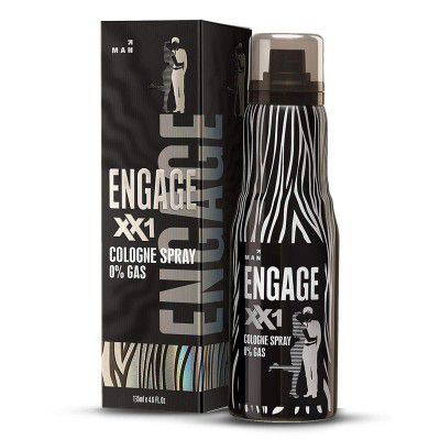 Engage XX1 Cologne No Gas Perfume for Men, Citrus and Spicy, 135ml