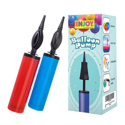 ENJOY The Celebration People Handy Air Balloon Pumps for Foil Balloons and Inflatable Toys Party Accessory (Set of 2 Size 27cm Multicolor)