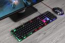 Enter Ignite Pro Gaming Mouse and Keyboard Combo with 6 Button Mouse and Rainbow backlighting...