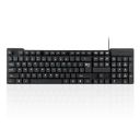 Enter The TypeEasy USB Keyboard, with an 8 million keystroke lifespan, a slim design, comfortable and quiet operation, and a 1.3 meter textured black cable....