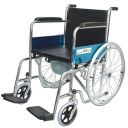 entros Light weight Wheelchair with Commode Seat Cushion and Pot - CE European and ISO Certified - KL609U...