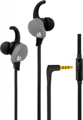 Envent Beatz 300 ET-EPIE300 GY Wired Headset (Grey, In the Ear)