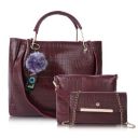 Envias Leatherette Handbags For Women's Ladies Combo Of 3...