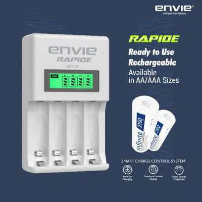 ENVIE® (ECR 31) Rapide Ultra Fast Charger for Rechargeable Batteries 