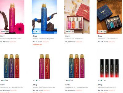 Envy Perfume Starting @ ₹89/- | Upto 59% off