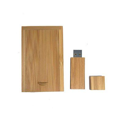 EO Pen Drives Wooden Bamboo with Class 10 Fast USB 2.0 Flash Drive (16 GB)