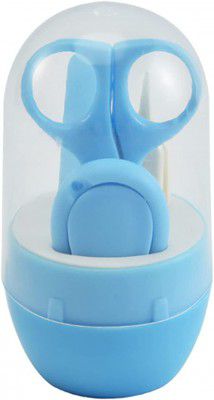 EPISKEY Baby Nail Kit Non-Slip Nail Trimmer Non Toxic Nail Clippers |4 in 1 Baby Nail Care Set Scissor, Nail File & Tweezer for Newborn Infant Toddler Kids