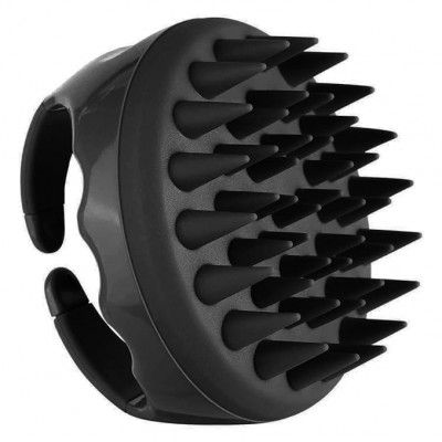 EPISKEY Hair Scalp Massager Shampoo Brush |Hair Washing Brush Silicone Head Body Massager Brush Hairbrush Hair Washing Massager Brush (BLACK-110)