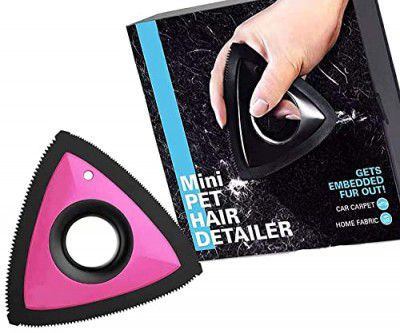 EPISKEY Mini Pet Hair Remover for Dog Hair Remover Cat Hair Remover Brush for Auto Detailing, Car Home and Fabric Cleaning Reusable