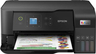 Epson EcoTank L3560 Multi-function WiFi Color Ink Tank Printer (4 Ink Bottles Included)