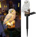 Epyz Solar Light Outdoor Garden Decorative Resin Owl Solar Lights with Stake for Garden Lawn Pathway Yard Decortions [ Warm Yellow Light,Pack of 1 ]...