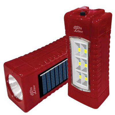 Epyz Solar Light Outdoor Rechargeable LED Torch Lights with 2 in 1 Features Along [ Pack of 1, White Light ]
