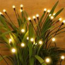 Epyz Solar Light Outdoor Waterproof Firefly Garden Decorative Lights 2 Lighting Mode [ 10LED, Warm Yellow ]...
