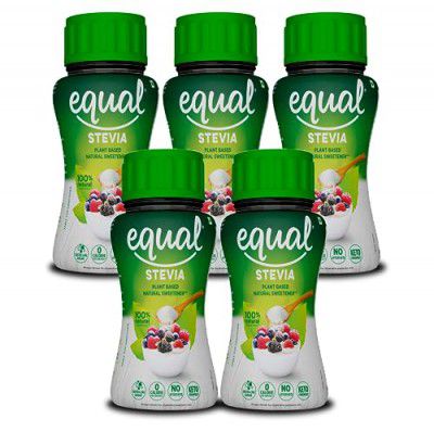 Equal Stevia Jar (150g) | Plant-Based Natural Sweetener (Pack of 5)