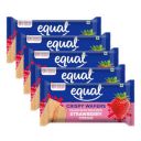 Equal Strawberry Wafers Bar (Sugar-Free) | Pack of 5 (60g each) | 0% Added Sugar & 100% Taste | Flavoured Wafers | Crispy Creamy Wafers | Crunch Anytime Anywhere...