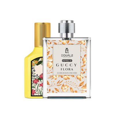 Equal2 PERFUMERS Fresh & Luxury Perfume Gift Set for Couples, Gardenia Fragrance (GORGEOUS ORCHID)