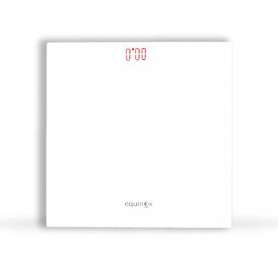 Equinox Personal Digital Weighing Scale EQ-EB-9000 for body weight, Slim and Sleek, Magic Display in Red color, Ultra Lightweight, 18 months warranty (white)
