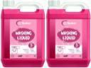 EROSKET Washing machine liquid detergent top load and front load -pink (10 ltr) Multi-Fragrance Liquid Detergent  (2 x 5000 ml)...