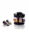 Ersi Spice Rack Masala Organiser with Container Spice Stand for Kitchen Storage Revolve 360 Degree Which Holds 6 Bottles Jar and Container Spice Rack Spice Jar Set 6...