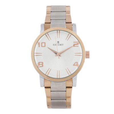 Escort Analog Silver Dial Men's Watch-E 2100-5080 RTM.2