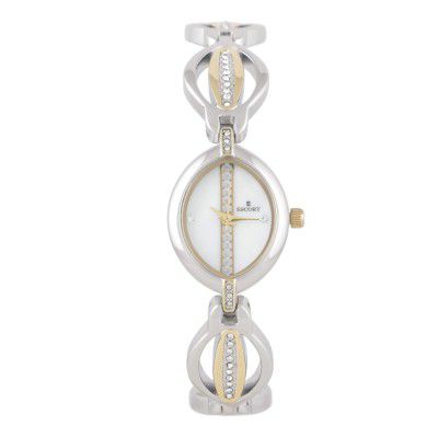 Escort Analog White Dial Women's Watch-E 2100-1361