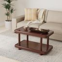 Esquire Coffee Table (Brown) Center/Teapoy Plastic Table...