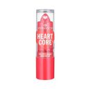 Essence HEART CORE fruity lip balm 02 Sweet Strawberry, caring lip balm, soft shine, everyday care, heart-shaped core, 3 g...