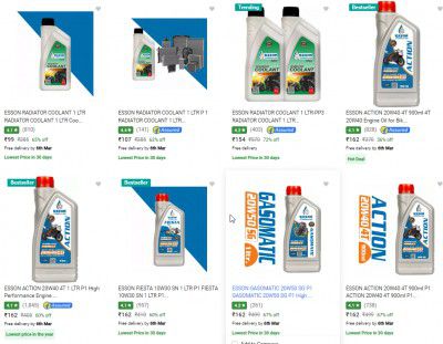 Esson Engine Oil Upto 80% Off | Starts at Rs.115