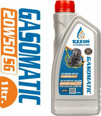 ESSON GASOMATIC 20W50 SG P1 GASOMATIC 20W50 SG P1 High Performance Engine Oil  (1 L, Pack of 1)